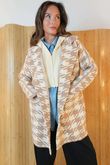 Upper East Thick Stretch Coat Camel